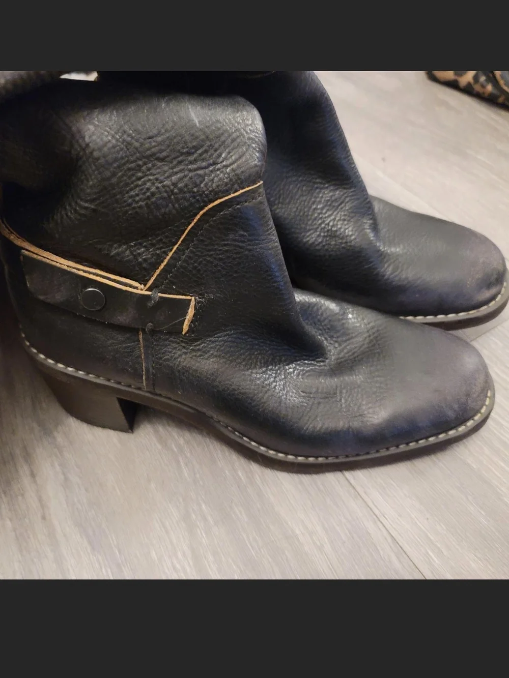 Franco Sarto tall black